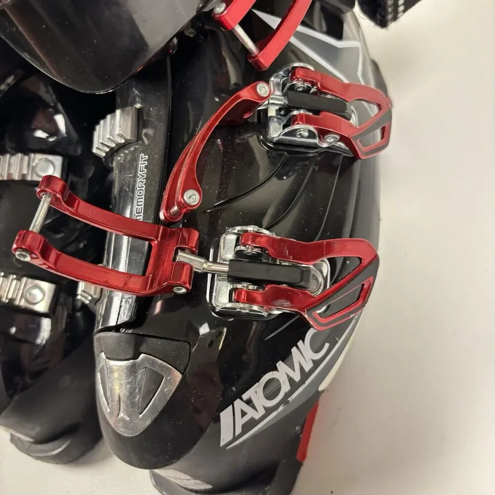 Atomic Silver Hawx 2.0 90 Ski Boots Red Black 295mm Size 25 25.5 Thinsulate 200